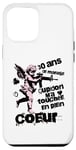 Coque pour iPhone 12 Pro Max Anniversaire Mariage Noces de Perle Cupidon et Romantisme