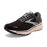 Brooks Women's Ghost 14 Running Shoe, Black Pearl Peach, 4.5 UK