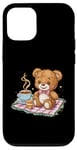 iPhone 12/12 Pro Cartoon teddy bear with honey and tea Case