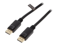 Cable DisplayPort 1.4 male des deux cotes 3m - Noir