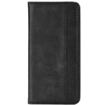 Xiaomi Redmi Note 11 Pro / 11 Pro + (plus) Vintage Look Leather Wallet Case - Black