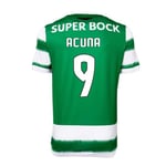 2020-2021 Sporting Lisbon Authentic Home Football Soccer T-Shirt (Kids) (Marcos Acuna 9)