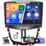 【8Cœurs 4G+64G】 Hikity Autoradio Android13 pour Peugeot 207 2006-2015 Carplay sans Fil Android Auto 9'' Poste Radio avec SWC GPS Bluetooth WiFi RDS DSP 3 Écran Partagé Caméra de Recul