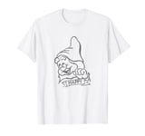 Disney Snow White Happy Line Art Big Face T-Shirt