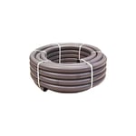 Couronne Rouleau 25m 32mm Tuyau Piscine PVC Gris Pression Souple Semi-Rigide