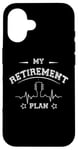 Coque pour iPhone 16 Mon Plan De Retraite Guitare