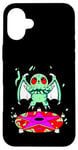 Coque pour iPhone 16 Plus Kawaii Cthulhu Mignon Cthulhu Monstre Necronomicon Pastel Goth