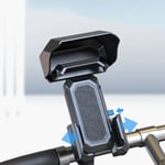 Bike Handlebar Phone Mount with Rain Cover Durable for 4.7-7 Inch Mobile Phones