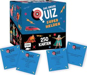 Boîte à Cartes Le Grand Quiz - Super-Héros Quelle est la phrase préférée de Groot ? 250 cartes avec des questions de connaissances et des faits passionnants pour les fans de Marvel, DC, Star Wars et