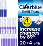 Clearblue Refill Pack For Advanced Fertility Monitor: 20 Fertility Tests For & 4