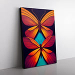 Miraculous Butterflies Canvas Print for Living Room Bedroom Home Office Décor, Wall Art Picture Ready to Hang, 76x50 cm (30x20 Inch) CAN3020-V1022-CK-2736