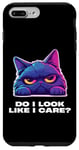 iPhone 7 Plus/8 Plus Bored Cat - Do I Look Like I Care? - Perfect for Cat Lovers Case