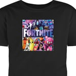 Barn-T-shirt | Bekväm T-shirt för Barn Fortnite svart 9-11 År