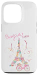 iPhone 13 Pro Bonjour Paris Eiffel Tower The Sign Of Love France Parisian Case