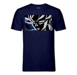 T-Shirt Homme Col Rond Dragon Ball Super Goku Aura Bleue Anime Manga Japon