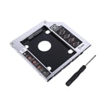 ASHATA Hard Drive Caddy Tray 2nd HDD SSD Kit Compatible with 2.5 Inch 9.5mm SATA-III HDD SSD 2nd HDD Adapter for Laptop CD/DVD-ROM Disc Tray Drive Slot