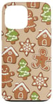 iPhone 13 Pro Max Christmas Gingerbread Men - Gingerbread House Pattern Case