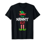 The Nanny Elf - Funny Matching Family Group Christmas T-Shirt