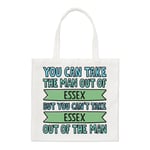 Personalised You Can Take The Man Out Of Regular Tote Bag Birthday Shopper