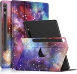 Coque Pour Samsung Galaxy Tab S9+/S10+ Plus 12.4"" 2023/2024 Tablette Sm-X810/X816b/X818u Housse De Protection Avec Porte-Stylo Et Rotation À 360 Degrés Veille/Réveil Automatique,Ga[Coq103689]