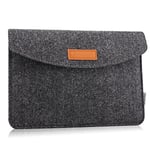 MoKo 7-8 Inch Sleeve Bag, Portable Carrying Protective Felt Tablet Case Cover Fits iPad Mini (6th Gen) 8.3" 2021, iPad Mini 5/4/3/2/1, Samsung Galaxy Tab S2 8.0, Tab A 8.0, ZenPad Z8s 7.9 - Dark Gray