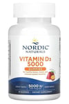 Nordic Naturals - Vitamin D3 Gummies, 5000 IU Passion Fruit - 30 gummies