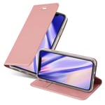 Coque pour Apple iPhone XS MAX en CLASSY OR ROSÉ Housse de protection Étui avec fermeture magnétique, fonction de support et compartiment pour carte - Neuf