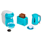 Theo Klein 9519 Bosch Breakfast Set I Kitchen accessory set consisting of toaster, coffee maker and electric kettle I Toys for children aged 3 and over