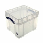 Really Useful Clear Plastic Storage Box 35 Litre Xl 12" LP Records Container New