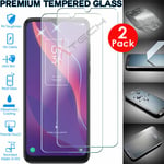 2 Pack Genuine TEMPERED GLASS Screen Protector for TCL 306, 305, 30 SE, 20 R 5G