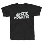 Arctic Monkeys 'KLASSISK LOGGA' SVART T-SHIRT S