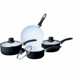 COOKWARE SET SAUCEPAN FRYING PAN POT STAINLESS STEEL NON STICK GLASS CERAMIC NEW