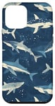 Coque pour iPhone 12 mini Coque Requin Bleu Océan Amoureux des Requins