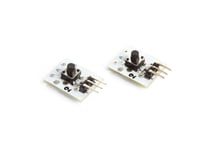 Whadda Interrupteur de pression, programmable, 5 VDC, 10k ohms, 2 pièces, blanc