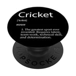 Cricket Definition - South England Sport Top Cricket Game PopSockets Swappable PopGrip