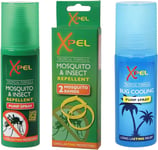 Mozzers Xpel Mosquito Bundle - Mosquito & Insect Repellent Spray 70ml, Bug Pump