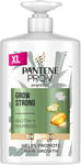 Pantene Grow Strong Shampoo with Biotin and Bamboo, 1l. Helps Promote Hair Grow