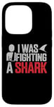 Coque pour iPhone 14 Pro I Was Fighting A Shark Arm Blessury Broken Shoulder Elbow