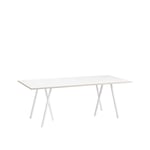 HAY - Loop Stand Table With Support White 200 x 92,5 cm