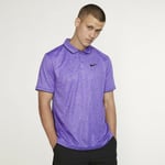 Nikecourt Dri-FIT Printed Tennis Polo Sz M Psychic Purple AT4148 550