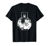 Moon Swing Astronaut Stars Space Man Funny Space Lovers T-Shirt