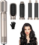 5 in 1 Hair Styler, 1000w Hair Dryer Brush,30mm Air Curler, Detachable Styler T