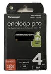 AA Batteries  GENUINE UK POSTAGE !! Panasonic Eneloop Pro HR6 2500mAh 4 Pack