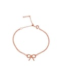 Olivia Burton Bracelet en chaîne pour Femme Collection VINTAGE BOW Or rose - OBJ16VBB02