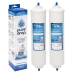 2 Compatible with Samsung Fridge Water Filter DA29-10105J HAFEX/EXP RS21DCNS