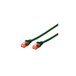 Ewent EW-6U-050G Câble réseau Patch Cat 6 U/UTP, AWG 24/7, 2 connecteurs RJ45, 5m, Vert