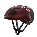 POC Ventral MIPS Casque de vélo - Les performances aérodynamiques, Rouge Grenat Mat , L (56-61cm)