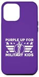 Coque pour iPhone 14 Plus Purple Up For Military Kids Mois of Military Child Adultes