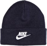 Nike Child Unisex Basic Logo Beanie Hat Size XS/S Navy 146553 451