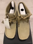 Clarks Men's Wallabee Boot - Maple Suede - UK 7